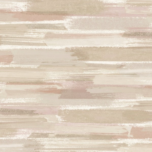 Papel pintado ACUARELA PINCELADAS ROSA BEIGE