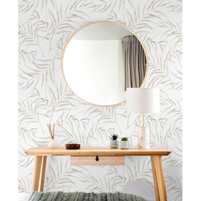 Paper pintat FULLES TROPICALS BEIGE