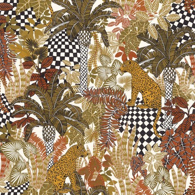 Papel de parede BELIZE OCRE E TERRACOTA Papel de parede BELIZE OCRE E TERRACOTA