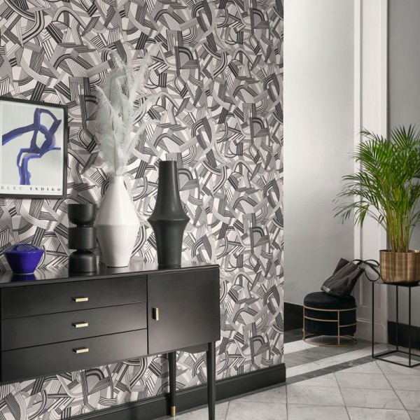 Papel de parede MÚSICA DOS ANOS 20 PRATEADO E PRETO TWNT_8869_91_91 Papel de parede MÚSICA DOS ANOS 20 PRATEADO E PRETO TWNT_8869_91_91