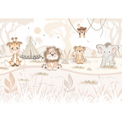 Mural infantil Selva Ternura VCJT-088 Mural infantil Selva Ternura VCJT-088