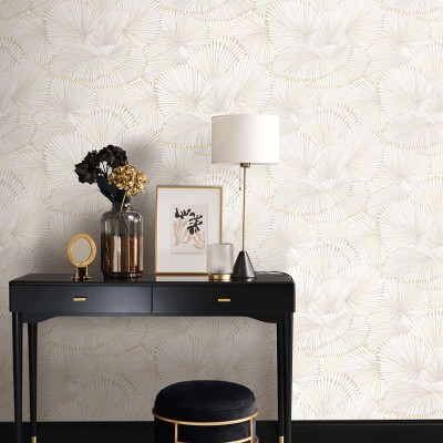 Papel pintado ABANICOS METALIZADO ORO TWNT_8864_13_13 Papel pintado ABANICOS METALIZADO ORO TWNT_8864_13_13