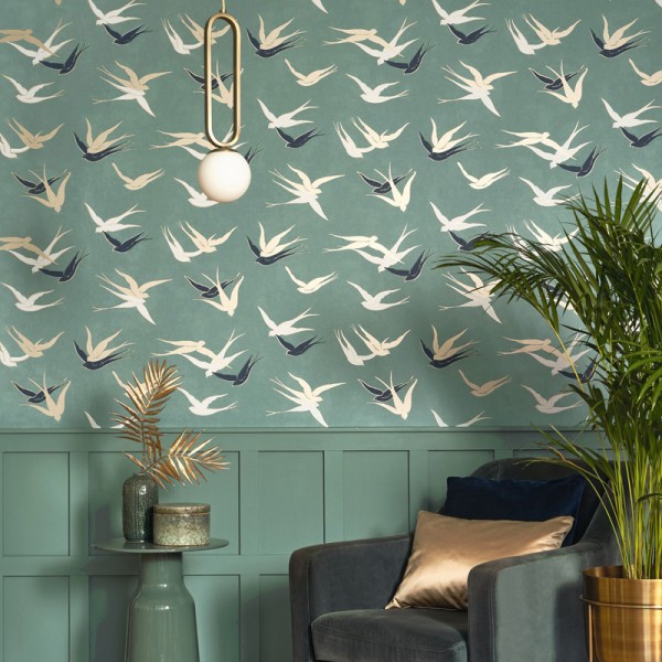 Paper pintat ORENETES VERD SÀLVIA TWNT_8863_73_53 Paper pintat ORENETES VERD SÀLVIA TWNT_8863_73_53