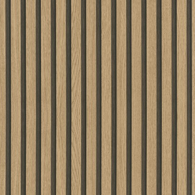 Papel pintado LISTONES DE MADERA NATURAL