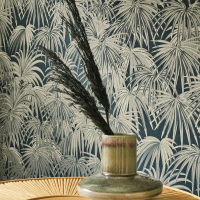 Paper pintat FULLES DE PALMERA VERDA TWNT_8865_74_07