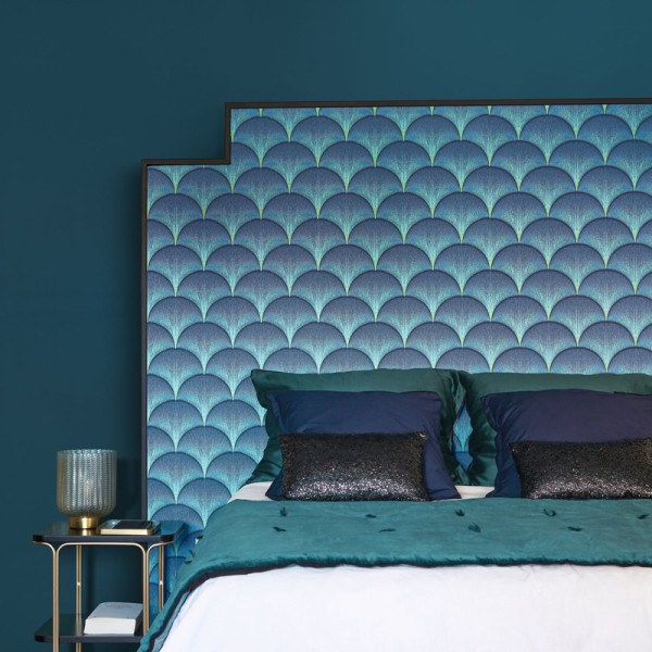 Paper pintat ESCAMES BLAU I VERD...
