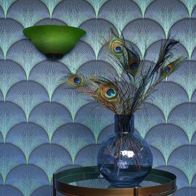 Paper pintat ESCAMES BLAU I VERD TWNT_8866_65_66