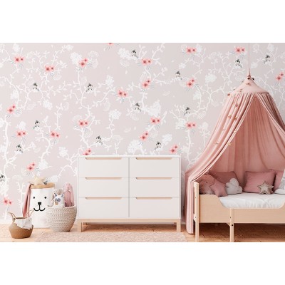 Mural Infantil Floral Vintage VCFV-094 2
