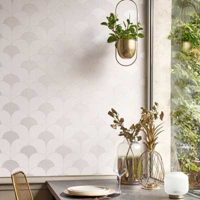 Papel de parede ARCOS ART DÉCO DOURADO E PRATEADO TWNT_8868_13_31