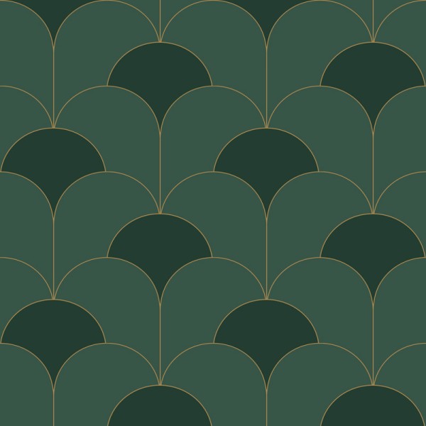 Paper pintat ARCS ART DECO VERD TWNT_8868_75_25