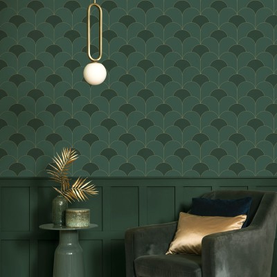 Papel pintado ARCOS ART DECO VERDE TWNT_8868_75_25 Papel pintado ARCOS ART DECO VERDE TWNT_8868_75_25