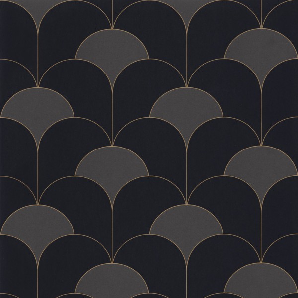 Papel de parede ARCOS ART DÉCO PRETO TWNT_8868_95_95