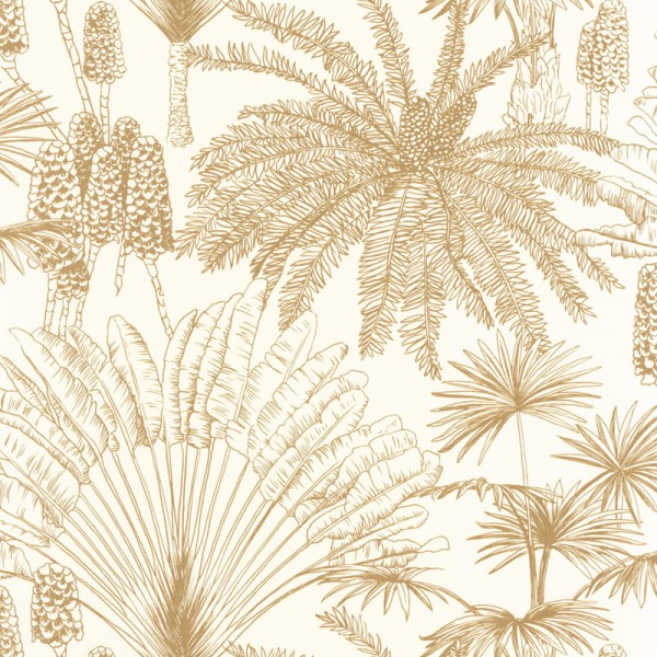 Papel de parede TROPICAL DOURADO PALMEIRAS MLGT_10433_02_33