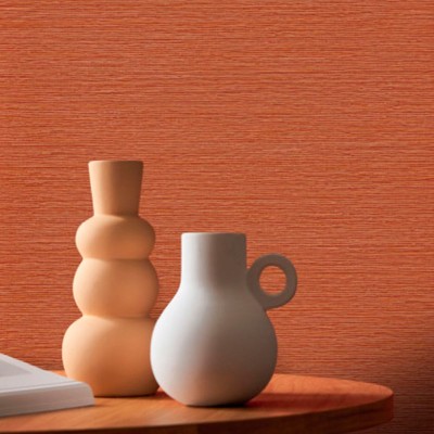 Papel de parede TEXTURA VEGETAL LARANJA 2