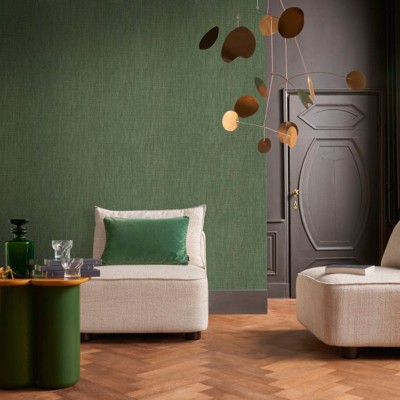 Papel de parede FIBRA TÊXTIL VERDE Papel de parede FIBRA TÊXTIL VERDE