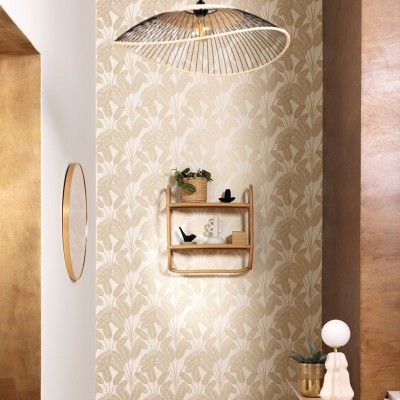Papel de parede FOLHAS DE BANANA COBRE MLGT_10432_94_51 2