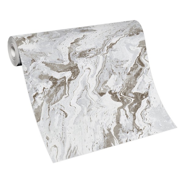 Papel de parede com efeito de mármore dourado acobreado. Papel de parede com efeito de mármore dourado acobreado.