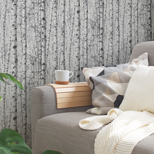 Papel pintado árboles nórdicos Papel pintado árboles nórdicos