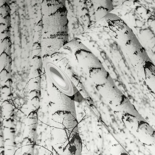 Papel pintado árboles nórdicos Papel pintado árboles nórdicos