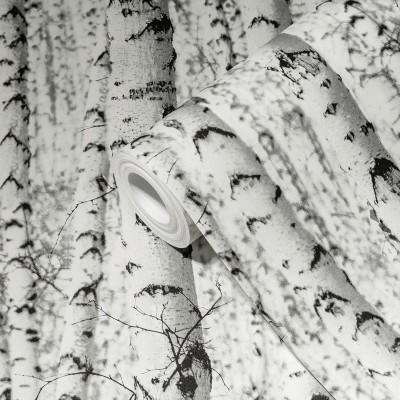 Papel pintado árboles nórdicos Papel pintado árboles nórdicos