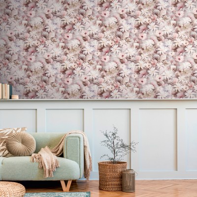 Paper pintat Flors Primavera Rosa