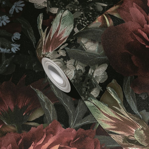 Paper pintat Roses Vermelles