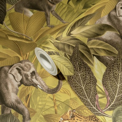 Papel pintado Tropical Safari Ocre