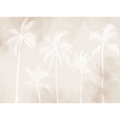 Mural Palms Sípia ANIM086