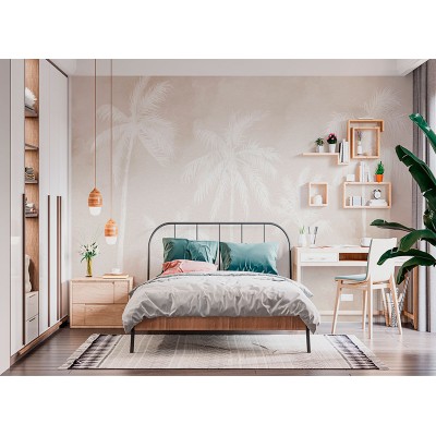 Mural Palms Sepia ANIM086 2