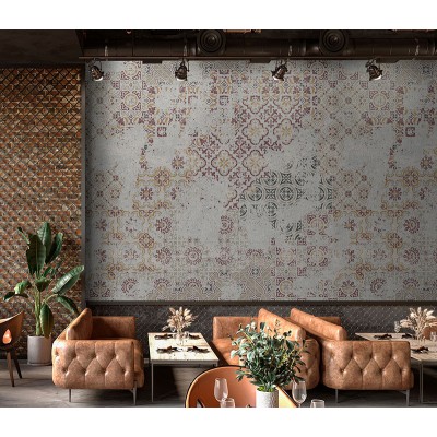 Mural Essentials Old Tiles Warm 752-079 Mural Essentials Old Tiles Warm 752-079