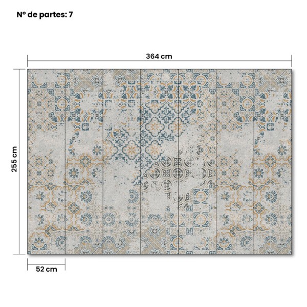Mural Essentials Old Tiles Classic 752-078 Mural Essentials Old Tiles Classic 752-078