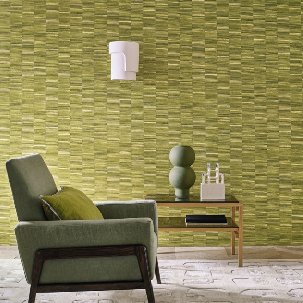 Papel de parede TEXTURA MADEIRA VERDE