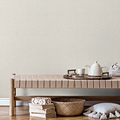 Papel de parede LINHO BRANCO SUJO 33391