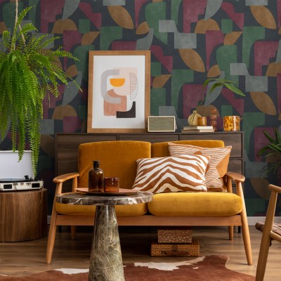 Papel pintado FORMAS GEOMÉTRICAS BERRY 2