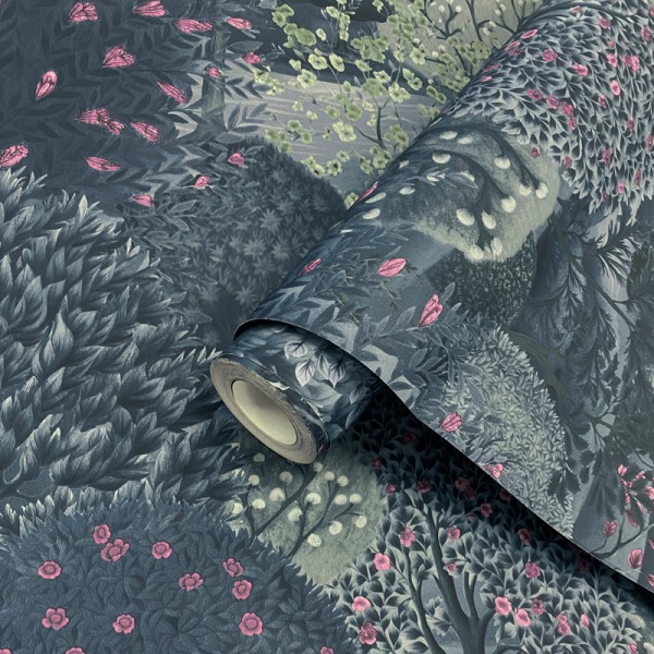 Paper pintat ARBORETUM BLAU