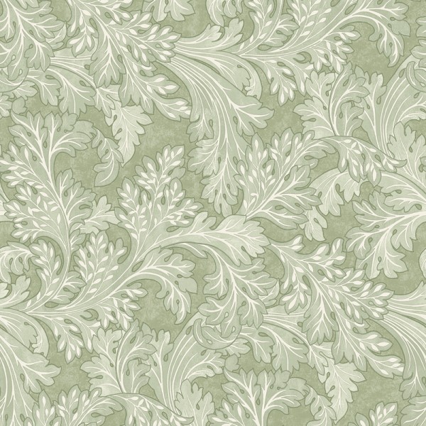 Papel pintado HOJAS ELEGANTES VERDES