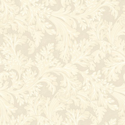 Papel de parede FOLHAS ELEGANTES CREME