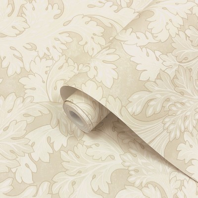 Papel de parede FOLHAS ELEGANTES CREME