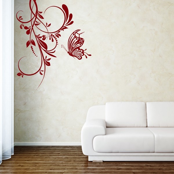 Vinilo Decorativo Floral FL040