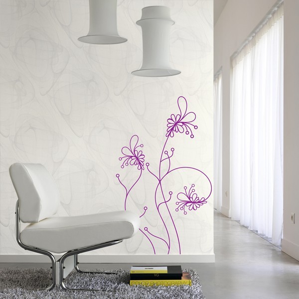 Vinilo Decorativo Floral FL041