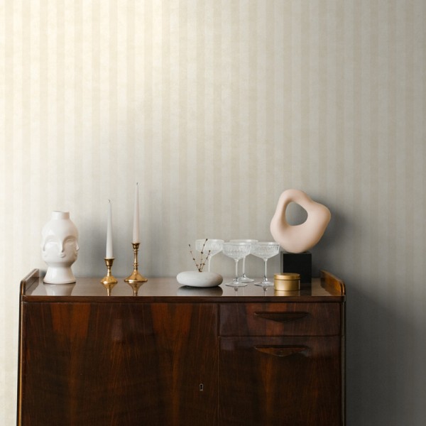 Papel pintado RAYAS CREMA