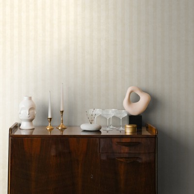 Papel pintado RAYAS CREMA