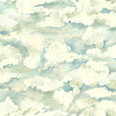 Paper pintat NÚVOLS VERD BLAVÓS Paper pintat NÚVOLS VERD BLAVÓS