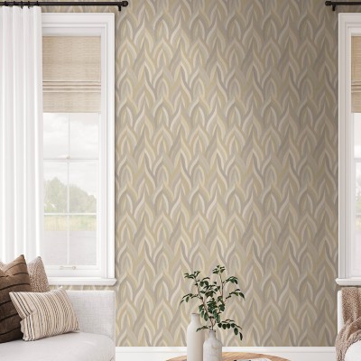 Papel pintado ARABESCO BEIGE Y GRIS