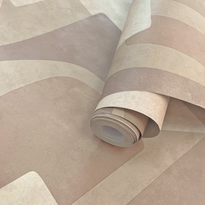 Paper pintat FORMES GEOMÈTRIQUES BEIGE NATURAL Paper pintat FORMES GEOMÈTRIQUES BEIGE NATURAL