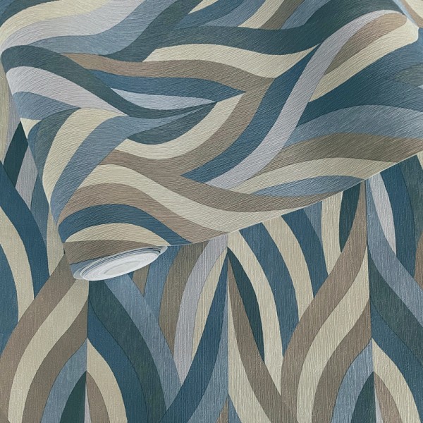 Paper pintat ARABESC BLAU Paper pintat ARABESC BLAU