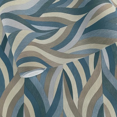 Papel pintado ARABESCO AZUL Papel pintado ARABESCO AZUL