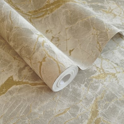 Papel de parede MÁRMORE CINZA E DOURADO Papel de parede MÁRMORE CINZA E DOURADO