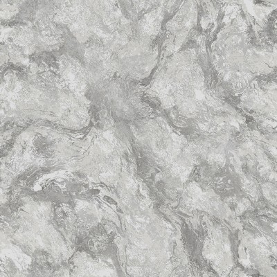 Papel de parede MÁRMORE PEDRA NATURAL CINZA E PRATA