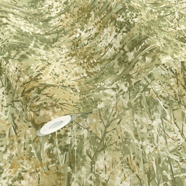 Paper pintat BRANQUES ARBRES VERD